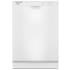 Whirlpool 24 Inch Wide 12 Place Setting Built-In Fingerprint Resistant Front Control Dishwasher White