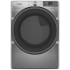 Whirlpool 27 Inch Wide 7.4 Cu. Ft. Energy Star Certified Electric Dryer with Wrinkle Shield Option Radiant Silver