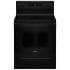Whirlpool 30 Inch Wide 5.3 Cu. Ft. Free Standing Electric Range with FlexHeat Dual Elements Black