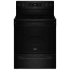 Whirlpool 30 Inch Wide 5.3 Cu. Ft. Free Standing Electric Range with Air Cooking Technology and FlexHeat Dual Elements Black
