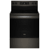 Whirlpool 30 Inch Wide 5.3 Cu. Ft. Free Standing Fingerprint Resistant Electric Range with Air Cooking Technology and FlexHeat Dual Elements Fingerprint Resistant Black Stainless