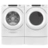 Whirlpool 27 Inch Wide 4.3 Cu. Ft. Electric Washer and 27 Inch Wide 7.4 Cu. Ft. Electric Dryer Laundry Pair with Wrinkle Shield™ White