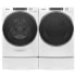 Whirlpool 27 Inch Wide 5 Cu. Ft. Electric Washer and 27 Inch Wide 7.4 Cu. Ft. Gas Dryer Laundry Pair with Load & Go™ XL Plus Dispenser and Pedestal White