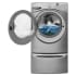 Whirlpool-WFW95HED-WED95HED-Washer With Door Open And Pedestal In Diamond Steel