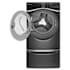 Whirlpool-WFW97HED-WED97HED-Washer Open With Pedestal In Diamond Steel