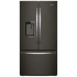 Whirlpool 36 Inch Wide 23.8 Cu. Ft. Fingerprint Resistant French Door Refrigerator with In-Door-Ice Storage Fingerprint Resistant Black Stainless