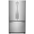 Whirlpool 36 Inch Wide 25.2 Cu. Ft. Energy Star Certified Fingerprint Resistant French Door Refrigerator with Elevated Deli Drawer and LED Lighting Fingerprint Resistant Stainless Steel