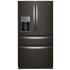 Whirlpool 36 Inch Wide 26 Cu. Ft. Fingerprint Resistant French Door Refrigerator with Prep and Store Bins Fingerprint Resistant Black Stainless