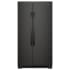 Whirlpool 33 Inch Wide 21.72 Cu. Ft. Side by Side Refrigerator Black