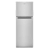 Whirlpool 25 Inch Wide 12.9 Cu. Ft. Top Freezer Refrigerator with Infinity Slide Shelf Fingerprint Resistant Stainless Steel