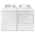 Whirlpool 28 Inch Wide 3.8 Cu. Ft. Electric Washer and 29 Inch Wide 7 Cu. Ft. Electric Dryer Laundry Pair with AutoDry White