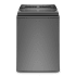 Whirlpool 28 Inch Wide 4.8 Cu. Ft. Top Loading Washing Machine with Adaptive Wash Technology Chrome Shadow