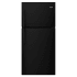 Whirlpool 30 Inch Wide 19.2 Cu. Ft. Top Freezer Refrigerator with LED Interior Lighting Black