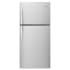 Whirlpool 30 Inch Wide 19.2 Cu. Ft. Top Freezer Refrigerator with LED Interior Lighting Monochromatic Stainless Steel