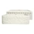 Whitehaus 30" Single Basin Fireclay Farmhouse Kitchen Sink with Gothichaus Front Apron and Fluted Apron on Back Biscuit