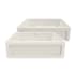 Whitehaus Shakerhaus 33" Dual-Apron Reversible Farmhouse Single Basin Fireclay Kitchen Sink Biscuit
