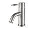 Whitehaus Waterhaus Single Hole Bathroom Faucet - Less Drain Assembly Brushed Stainless Steel