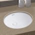 Whitehaus Isabella Plus 16-1/2" Vitreous China Undermount Bathroom Sink White