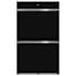 Finish: Wolf M Series Contemporary 30 Inch Wide 5.1 Cu. Ft. Electric Double Oven Black