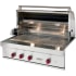Finish: Wolf 50000 BTU 42 Inch Wide Natural Gas Built-In Grill Stainless Steel