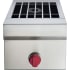 Finish: Wolf 24000 BTU 13 Inch Wide Natural Gas Built-In Side Burner Stainless Steel