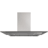Finish: Wolf 45 Inch Wide Contemporary Island Range Hood Stainless Steel / Clear