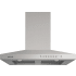 Finish: Wolf 36 Inch Wide Wall Mounted Range Hood Stainless Steel