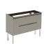 WS Bath Collections Ambra 47" Single Free Standing Vanity Cabinet Only - Less Vanity Top Matte Sand