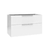 WS Bath Collections Dalia 39" Single Wall Mounted Vanity Cabinet Only - Less Vanity Top Glossy White