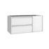 WS Bath Collections Palma 39" Single Wall Mounted Vanity Cabinet Only - Less Vanity Top Matte White