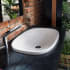 WS Bath Collections Wild 23-3/5" Vessel or Drop In Bathroom Sink White