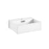 WS Bath Collections Quarelo 16-3/4" Ceramic Vessel or Wall Mounted Bathroom Sink with One Faucet Hole White