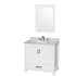 Wyndham Collection-WC-CG8000-36-SGL-UM-VAN-White Carrera Marble Top