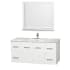 Wyndham Collection-WC-WHE009-48-UM-VAN-White Carrera Marble Top