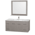 Wyndham Collection-WC-WHE009-48-UM-VAN-White Carrera Marble Top