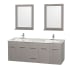 Wyndham Collection-WC-WHE009-60-DBL-UM-VAN-White Carrera Marble Top