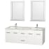 Wyndham Collection-WC-WHE009-60-DBL-UM-VAN-White Carrera Marble Top
