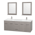 Wyndham Collection-WC-WHE009-60-DBL-UM-VAN-White Stone Top