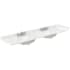 Wyndham Collection 84" Quartz Vanity Top with Backsplash and Sidesplash Giotto Quartz