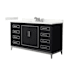 Wyndham Collection Marlena 60" Free Standing Single Basin Vanity Set with Cabinet and Quartz Vanity Top Black / Giotto Quartz Top / Brushed Nickel Hardware