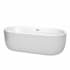 White / Brushed Nickel Trim