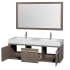 Open Vanity View in Gray Oak