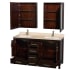 Wyndham Collection-WCS141460DUNOMED-Open Vanity View