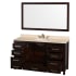 Wyndham Collection-WCS141460SUNOM58-Open Vanity View with Mirror