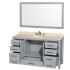 Wyndham Collection-WCS141460SUNOM58-Wyndham Collection-WCS141460SGYIVUNOM58-Open Drawers