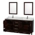 Wyndham Collection-WCS141472DUNSM24-Open Vanity View with Mirror