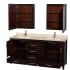 Wyndham Collection-WCS141472DUNSMED-Open Vanity / Medicine Cabinet View