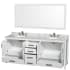 Wyndham Collection-WCS141480DUNOM70-Open Vanity View with Mirror