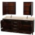Wyndham Collection-WCS141480DUNOMED-Open Vanity View