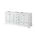 White / Polished Chrome Hardware